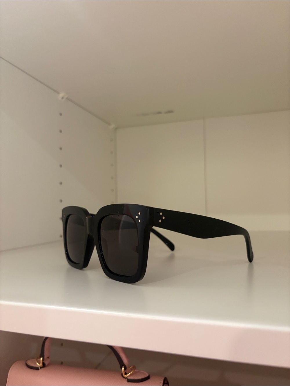 Celine Black Square Oversized Sunglasses
